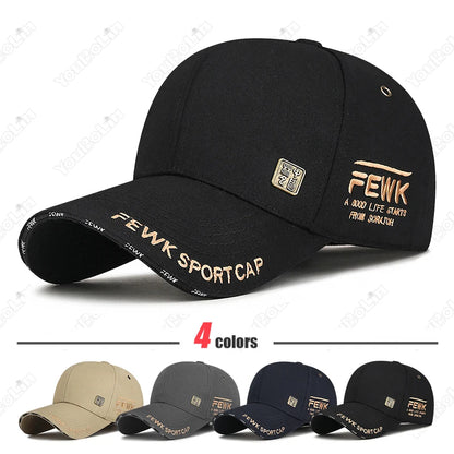 New Fashion High Quality Unisex Style Letters Embroidery Cotton Adjustable Baseball Cap Sun Hat Trucker Caps