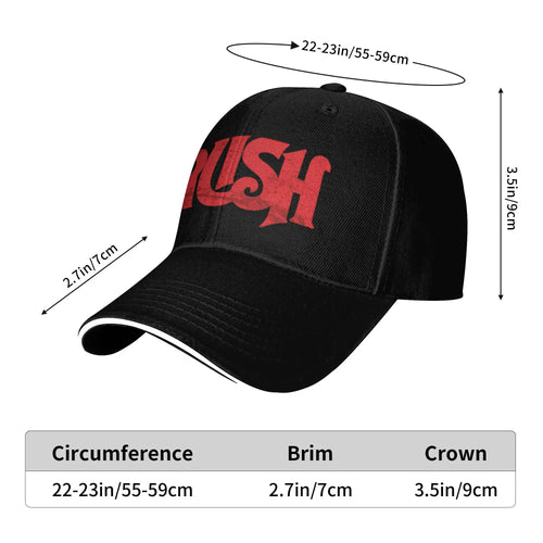 Rock Music Rush Band Sun Baseball Cap Summer
