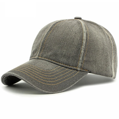 Spring Summer Denim Caps For Men Women 6 Panels Snapback Cap
