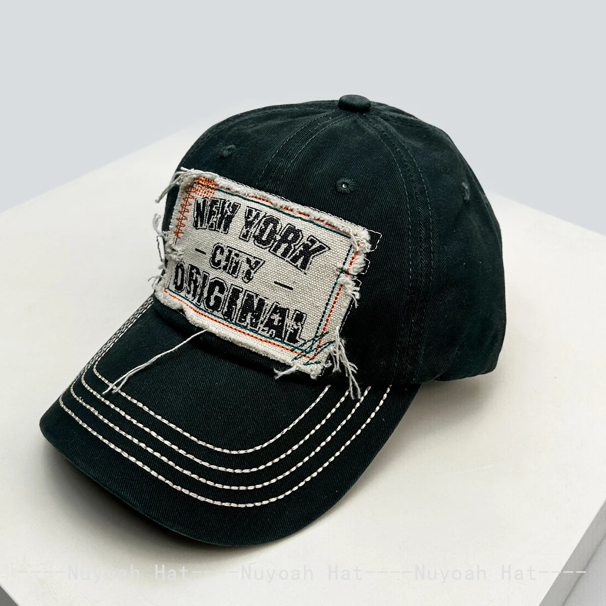 American Retro Patched Letters Baseball Hats