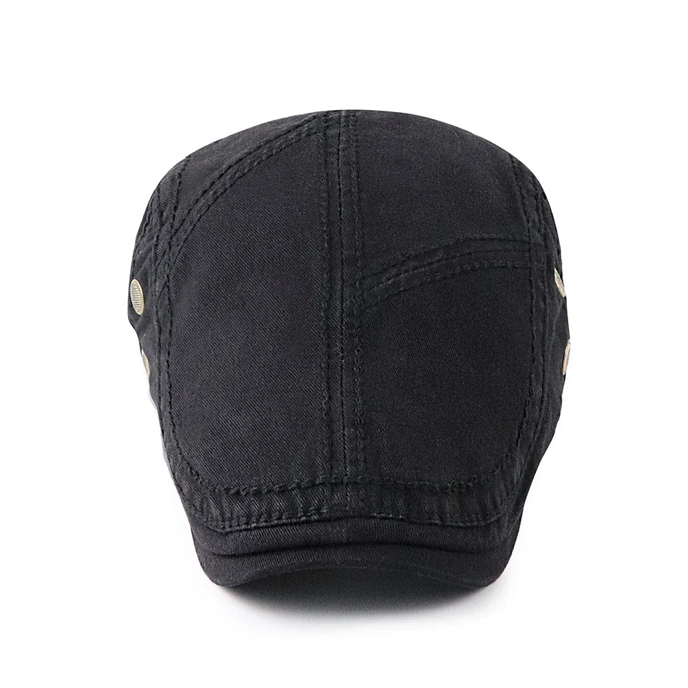 Top Level Men's Berets Hats Casual Cotton Newsboy Caps