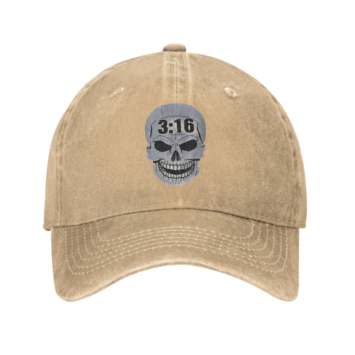 Vintage Stones 316 Steve Austin Cold Baseball Caps Unisex Distressed Washed Sun Cap