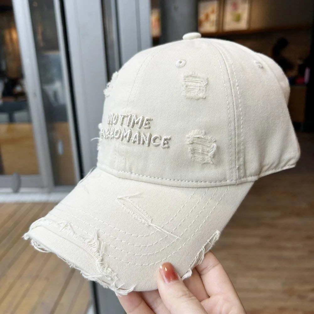 Hip Hop Summer Baseball Caps Letter Embroidery for Men Women