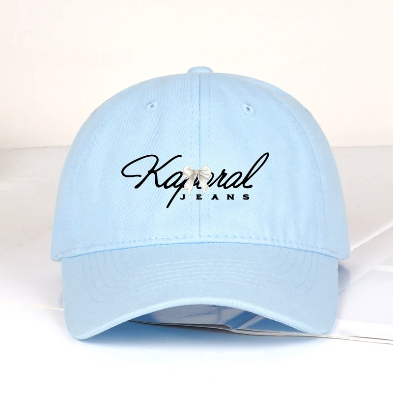 Vintage Kaporal Bow Print Baseball Cap