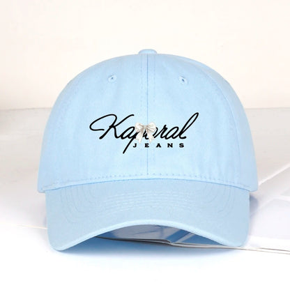 Vintage Kaporal Bow Print Baseball Cap