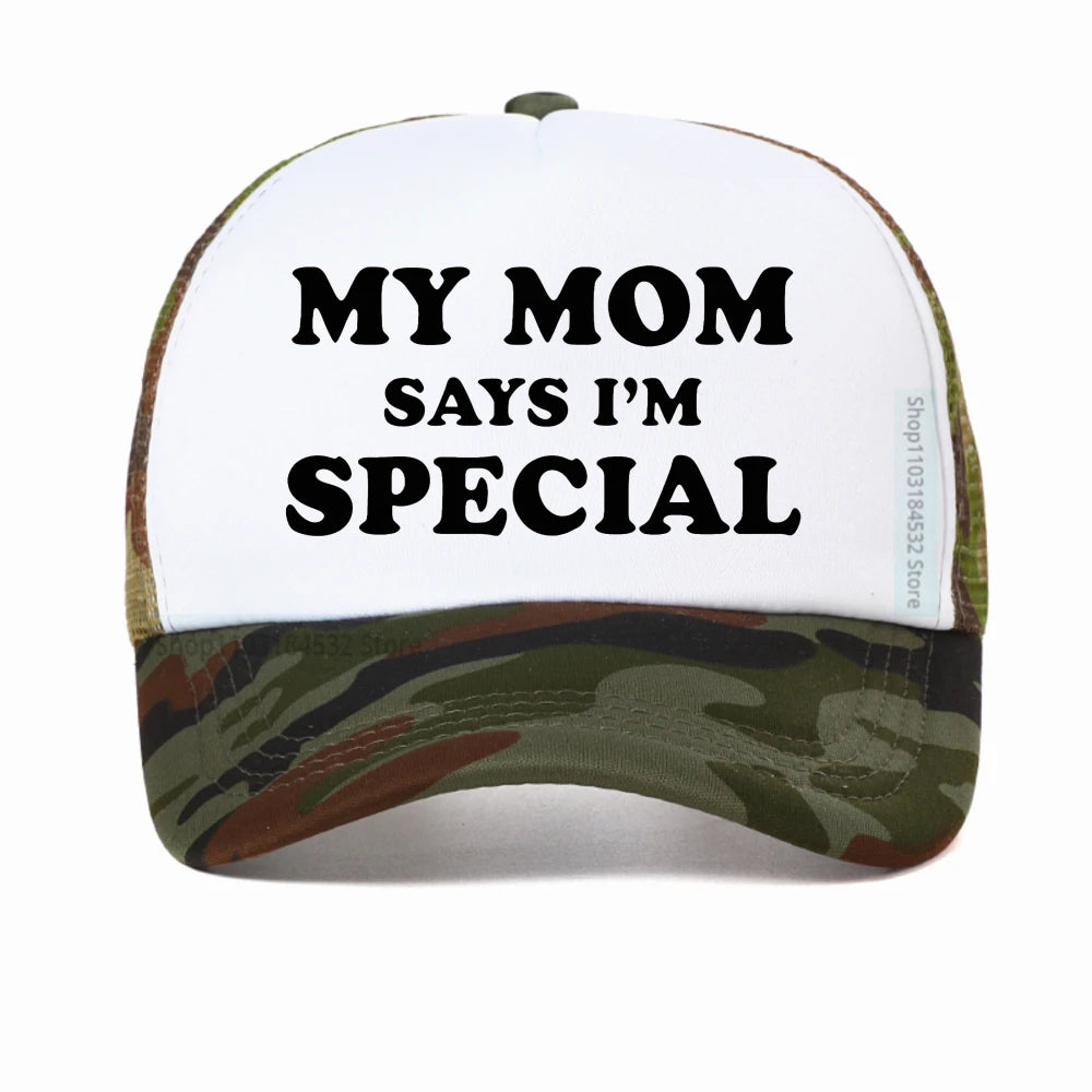 My Mom Says I'm Special Mesh Baseball Cap