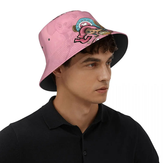 One Piece Tony Tony Chopper Bucket Hat for Women Beach