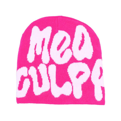 Knitting Beanies Hat Men Women Paragraph Quality Wool Cap
