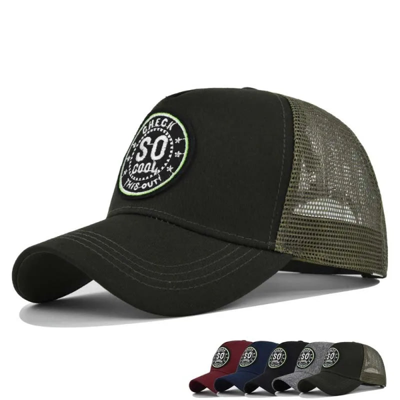 So Cool Embroidered Mesh Baseball Cap