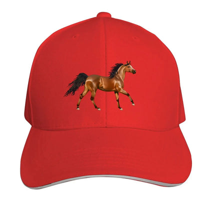 3D Horse Denim Hat Adjustable Unisex Tactical Baseball Caps