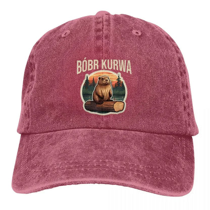 Bobr Kurwa Bober Beaver Bobr Baseball Cap