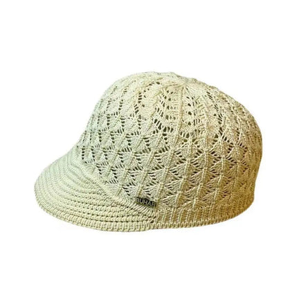 Hollow Design Headband Women's Bucket Hats Beret Hat