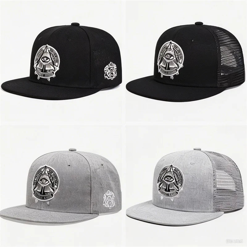 Spring Unisex Luxury High Quality Cap Mesh Snapback Cap for Man Woman