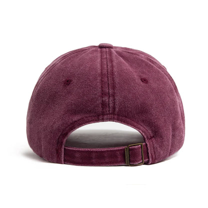 Fashion Letter Embroidered Cotton Soft Top Trucker Hat