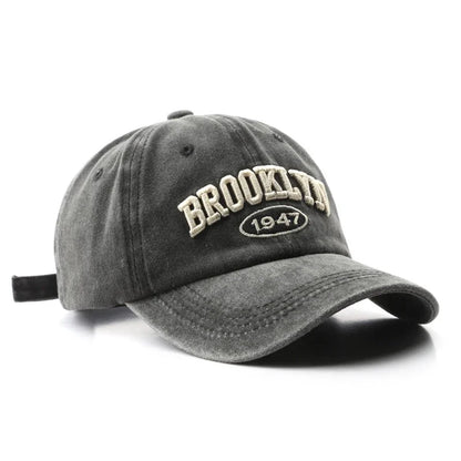Retro Letter Baseball Cap For Women