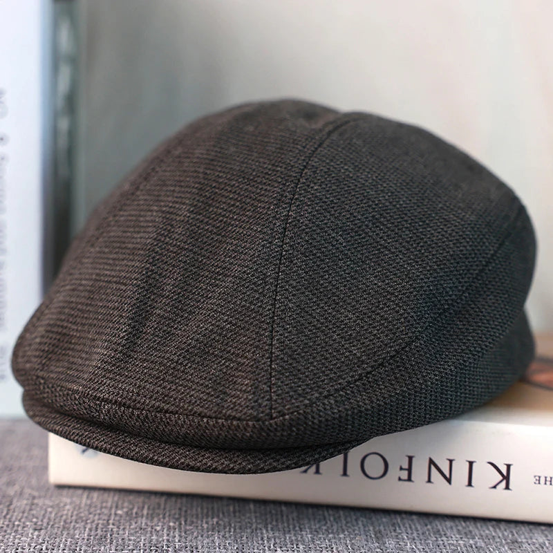 Retro Wool England Style Men Beret Hat Spring Autumn