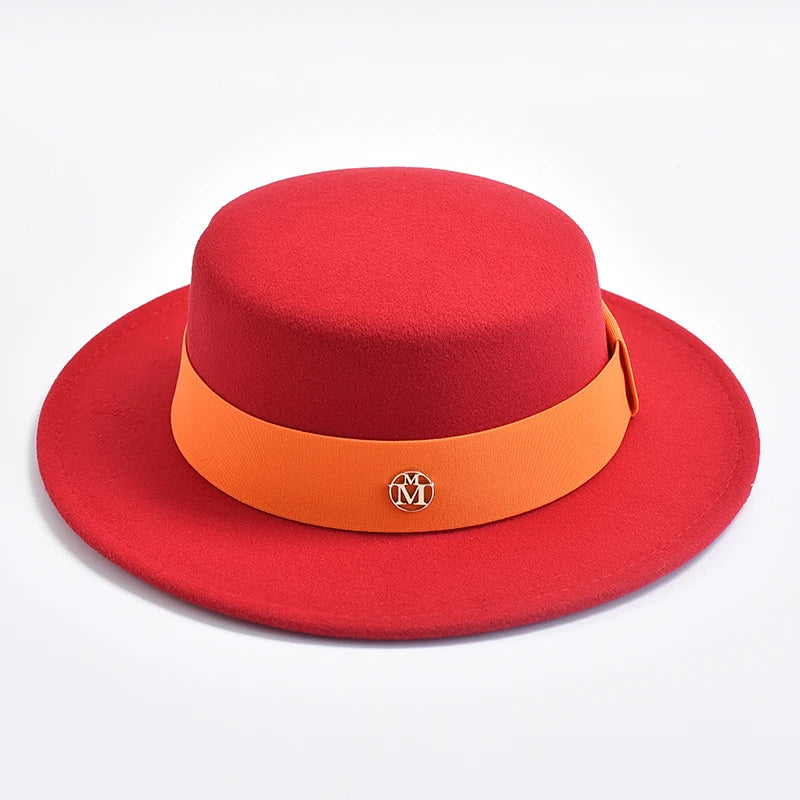 British Style Fedora Hats For Women Fashion Autumn Winter