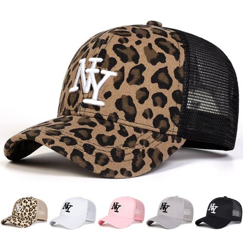 Unisex Letter Embroidery Baseball Net Caps Spring and Summer