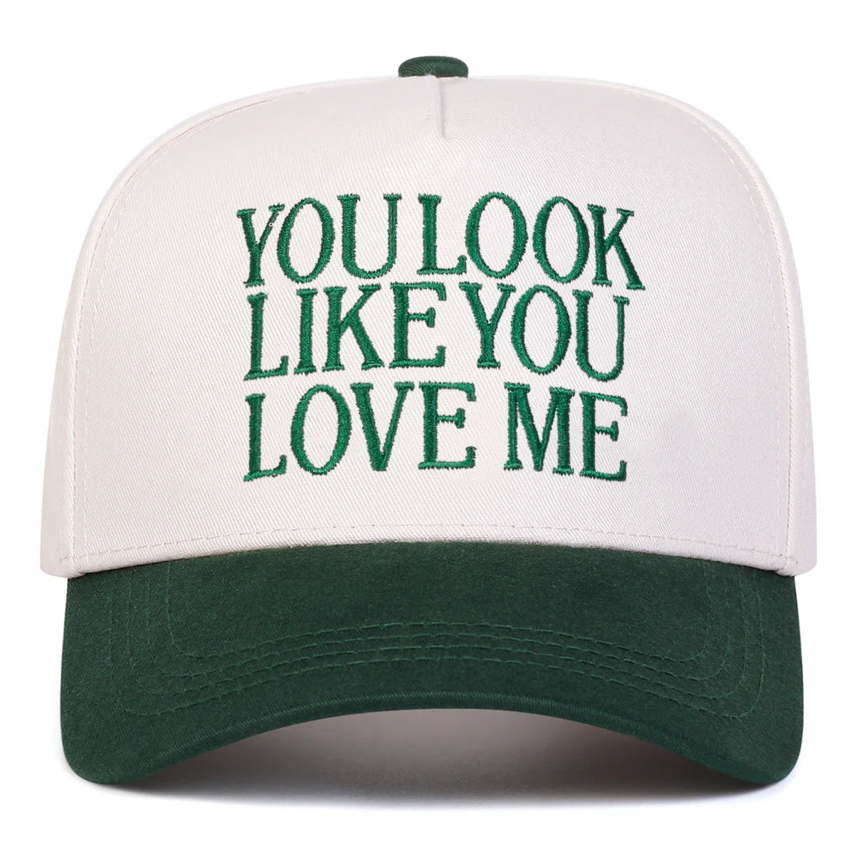 Unisex YOULOOK LIKE YOU Letter Embroidery Baseball Caps Adjustable Casual Hats Sports Cap