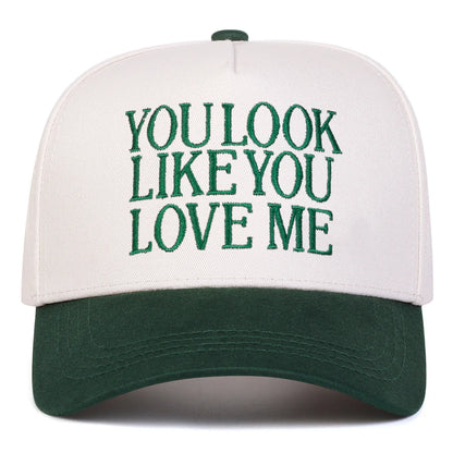 Unisex YOULOOK LIKE YOU Letter Embroidery Baseball Caps Adjustable Casual Hats Sports Cap