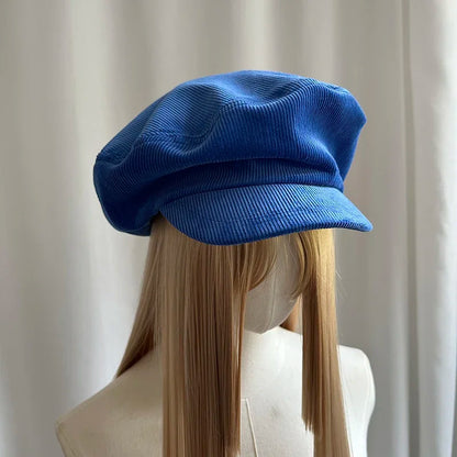 Harajuku Suede Red Navy Style Cloud Caps