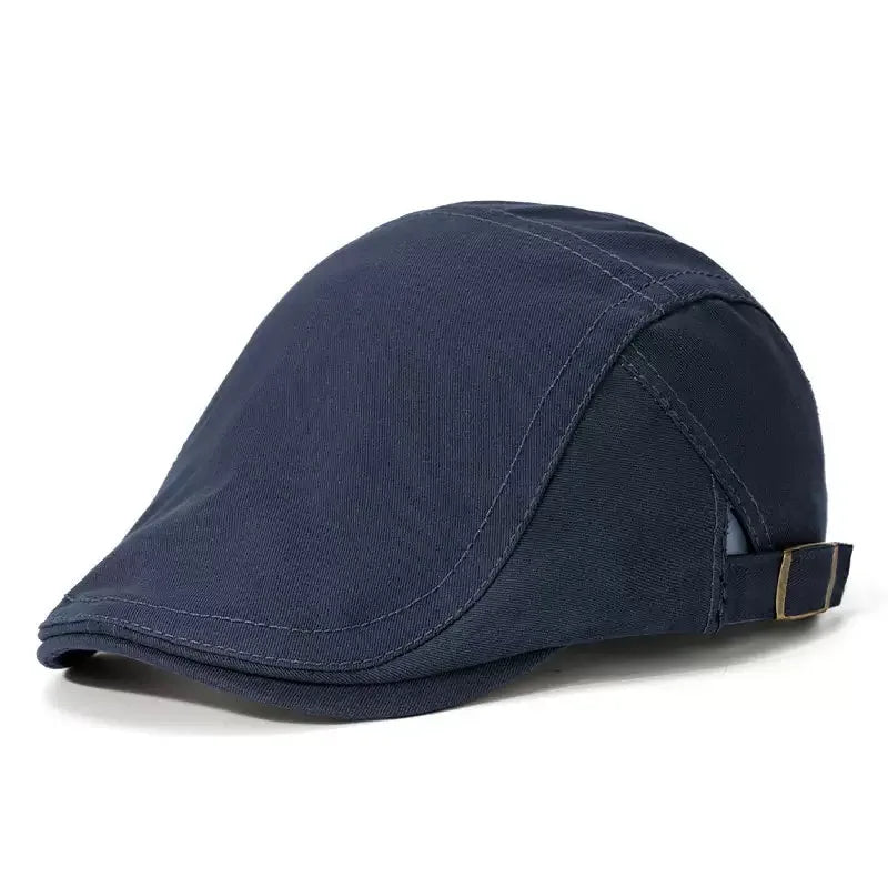 Men Light Board Solid Color Newsboy Caps British Painters Hats