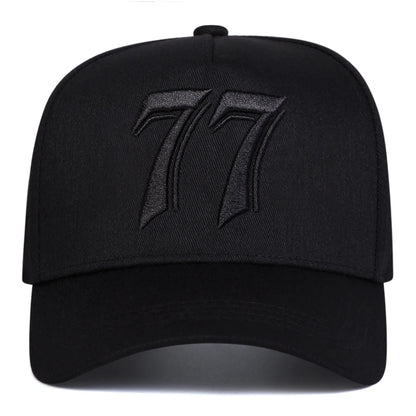Unisex 77 Letter Embroidery Baseball Caps Spring Autumn