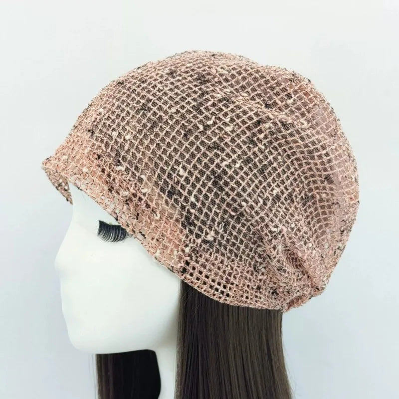 Bohemian Hand-Woven Cut Out Hooded Hat For Women