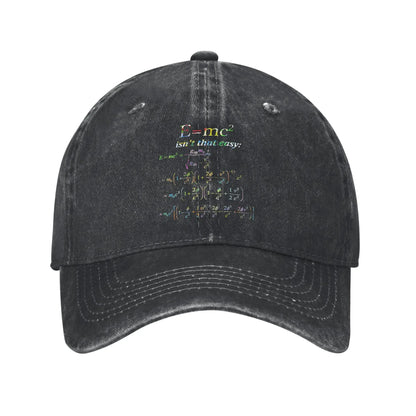 Energy Equals Coffee Baseball Caps