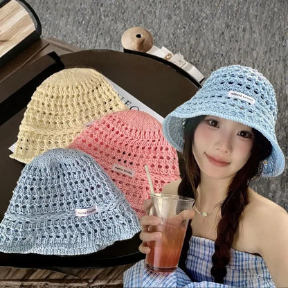 Solid Color Sunscreen Cap Basin Cap Summer Sun Hat