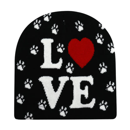 Y2k Letter Butter Knit Hats Skullies Beanies Autumn Winter Warm Hat