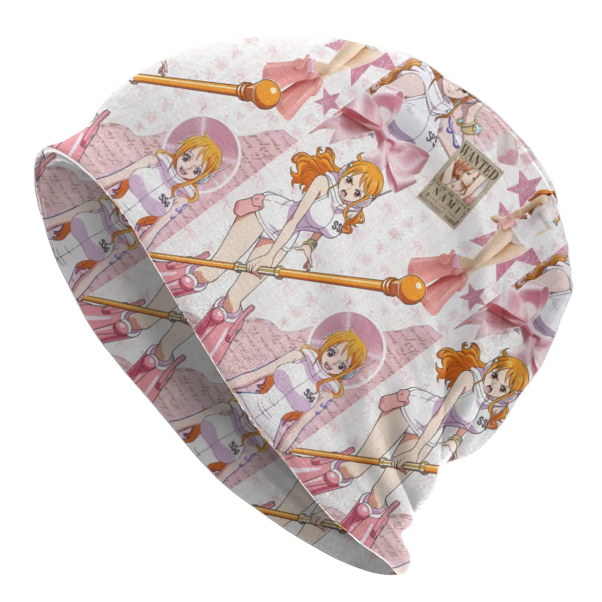 Nami Anime Comic Bonnet Hats  Hip Hop Knit Hat For Women Men