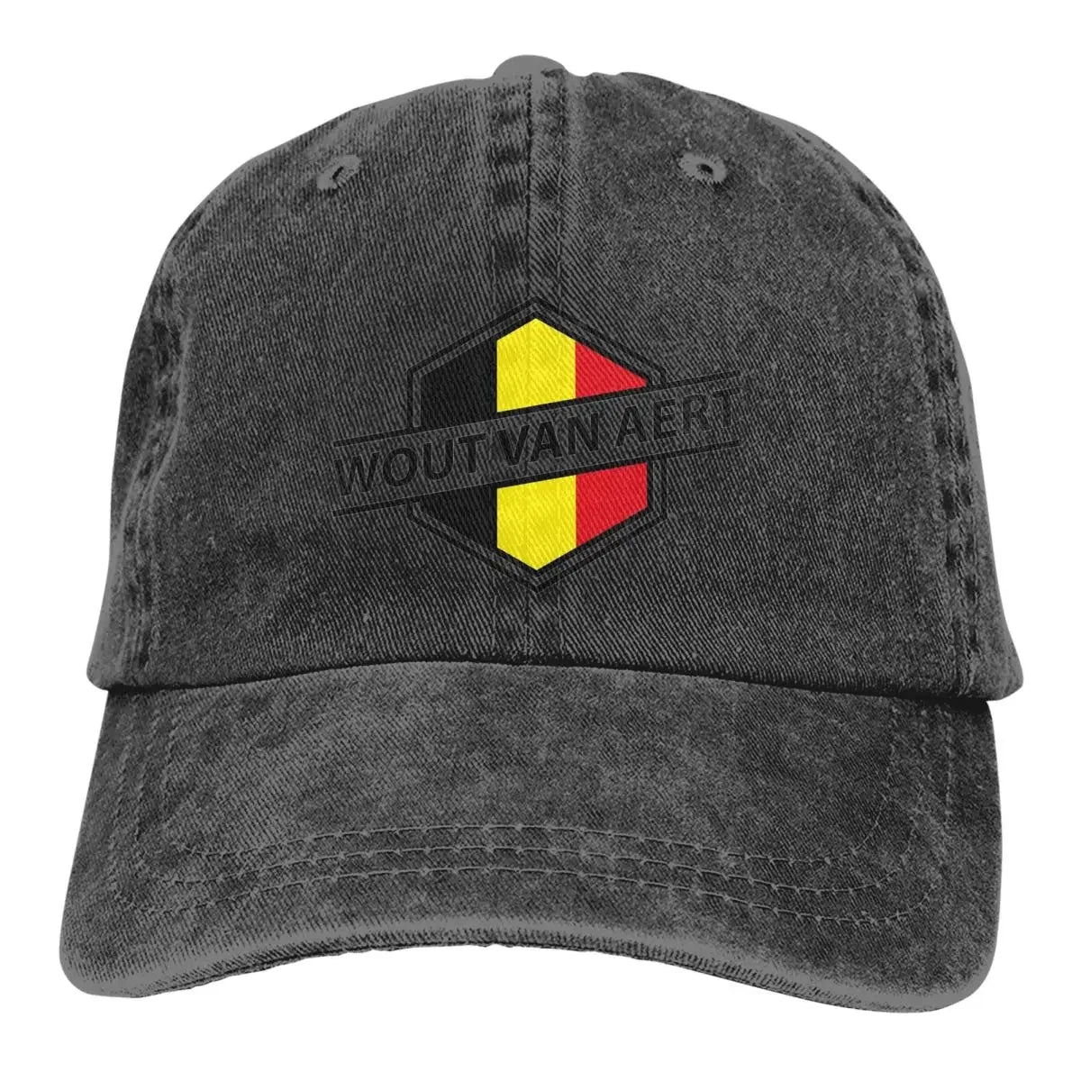 Wout Van Aert Baseball Caps Accessories Retro Distressed Denim Sun Cap Men Women