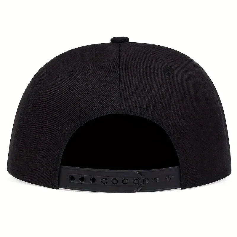 Unisex Flame Embroidery Hip-Hop Hats