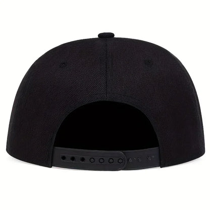 Unisex Flame Embroidery Hip-Hop Hats