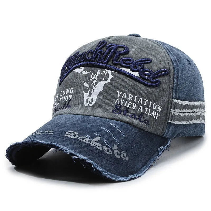 New Cool Fashion Men Washed Cotton Baseball Cap