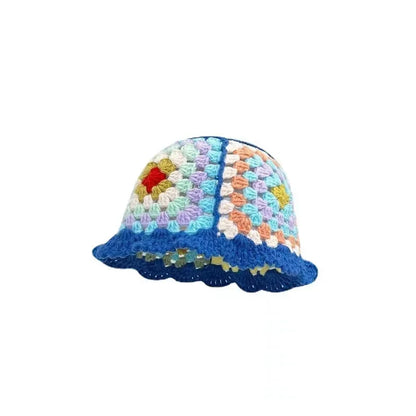 2025 Autumn New Crochet Korean Handmade Bucket Hat