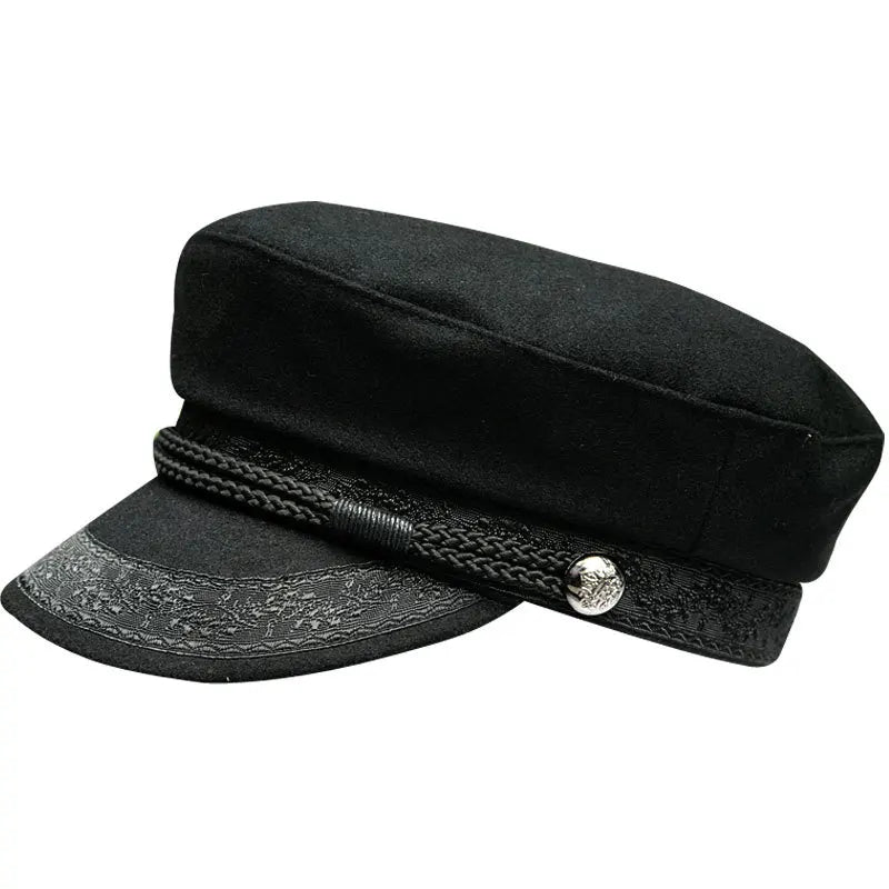 Wool Blend Beret And Newsboy Cap For Women