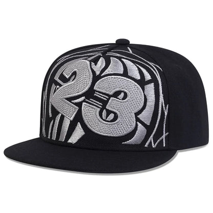 Unisex 23 Basketball Embroidery Hip-hop Hats Spring Autumn