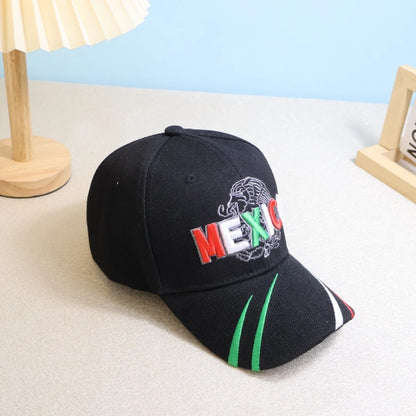 Men's Baseball Cap With Mexican Letter Embroidery