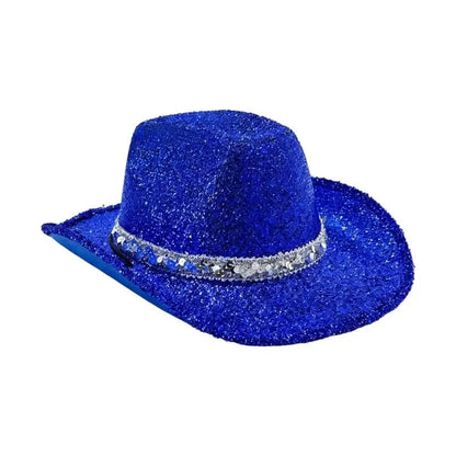 Trendy Glitter Powder Western Hat