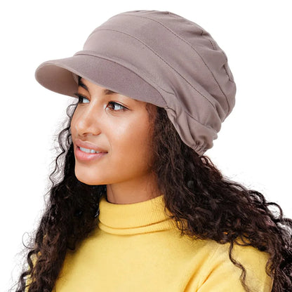 Stylish Breathable Slouch Hat Satin Lined Adjustable