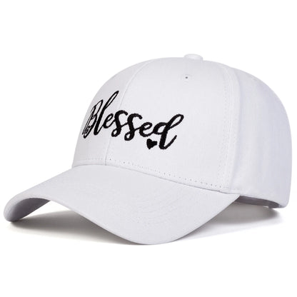Unisex Blessed Love Embroidery Baseball Caps Spring Autumn