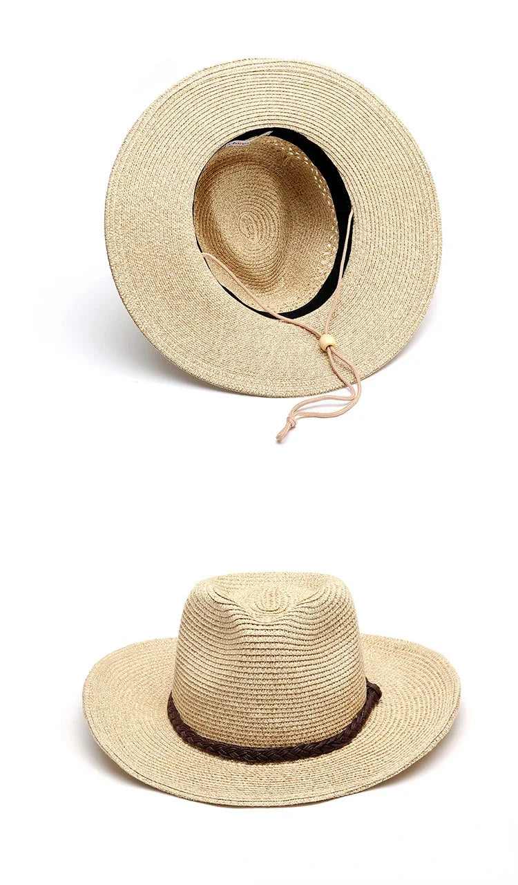 New XL Big Size 62cm Panama Jazz Straw Hat