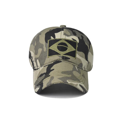 Camo Baseball Cap Men Summer Brazil Flag Sun Protection Snapback Caps Male