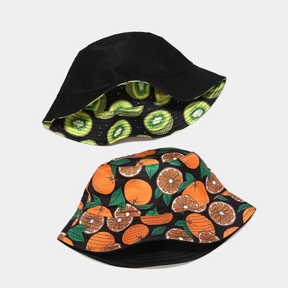 Creative Fruit Pattern Bucket Hat Men's And Women's