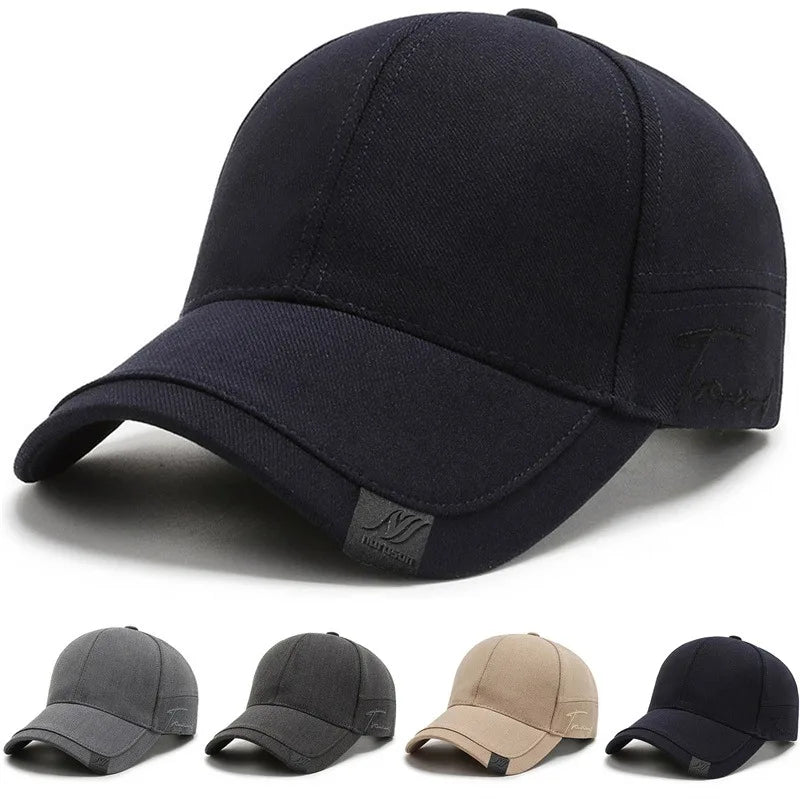 High Quality Solid Baseball Caps for Men Outdoor Cotton Cap Bone Gorras