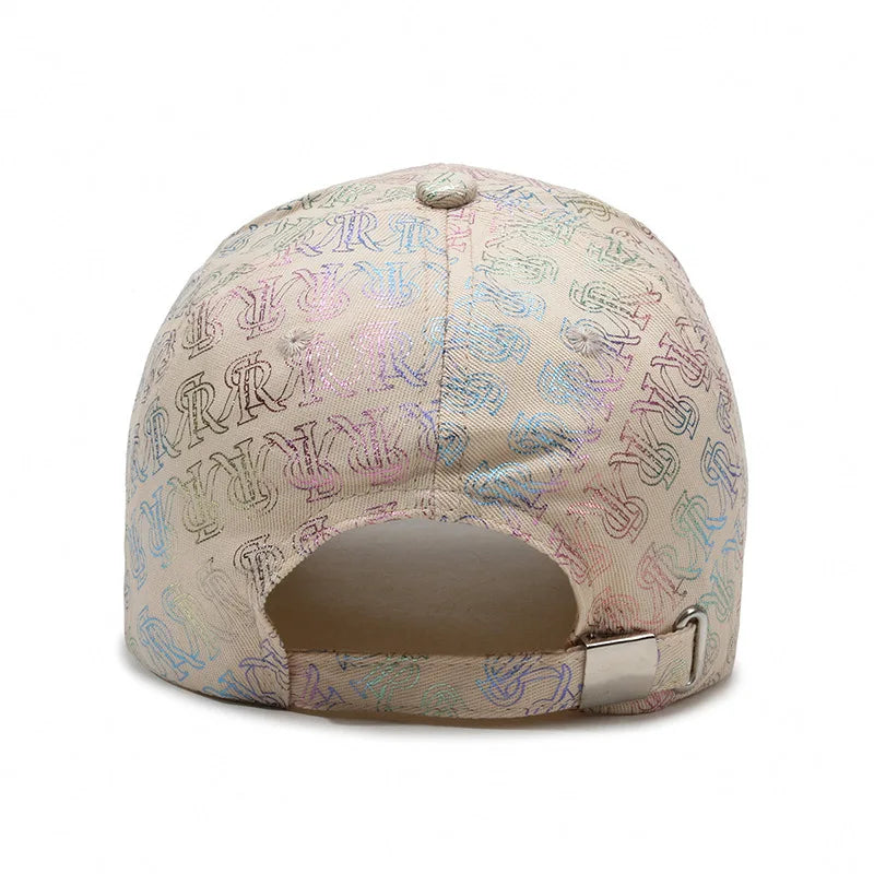 Letter Embroidery Couple Baseball Cap Hip Hop for Men Lady