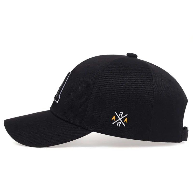 A Letter Embroidery A Baseball Cap Spring Summer Outdoor