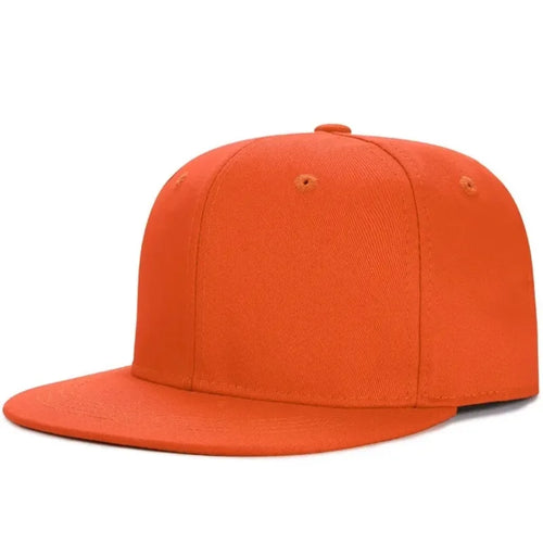 Wholesale Adult Blank Snapback Cap Male Hip-Hop Flat Peak Skateboard Hat Lady Sun Caps